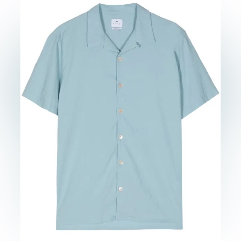 Paul Smith Blue Casual Button Down Shirt